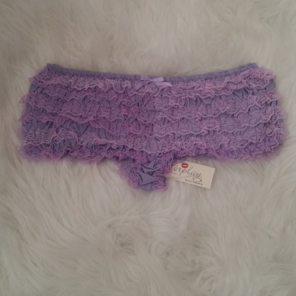 FOR PLAY PURPLE LACE INTIMATES